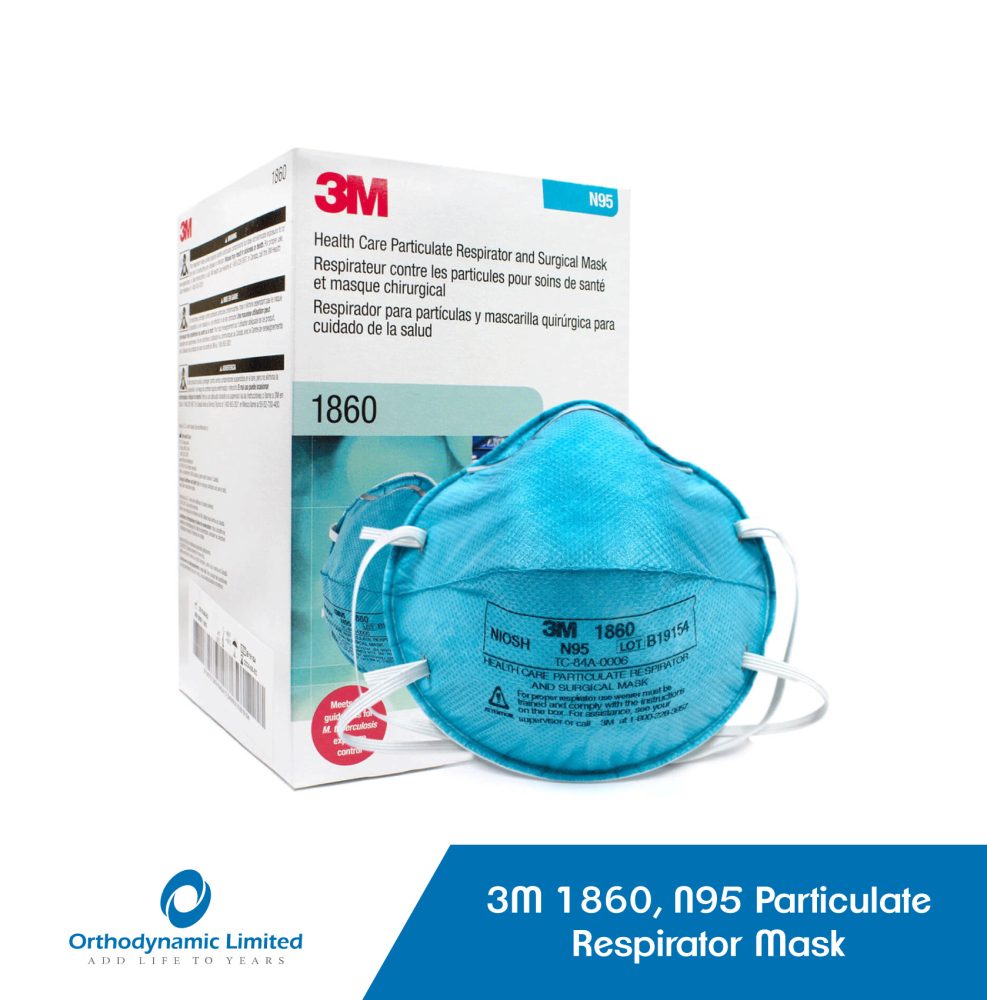 3M 1860 N95 Particulate respirator mask