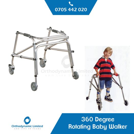 Folding Paediatric Walkers With wheels and Height Adjustable