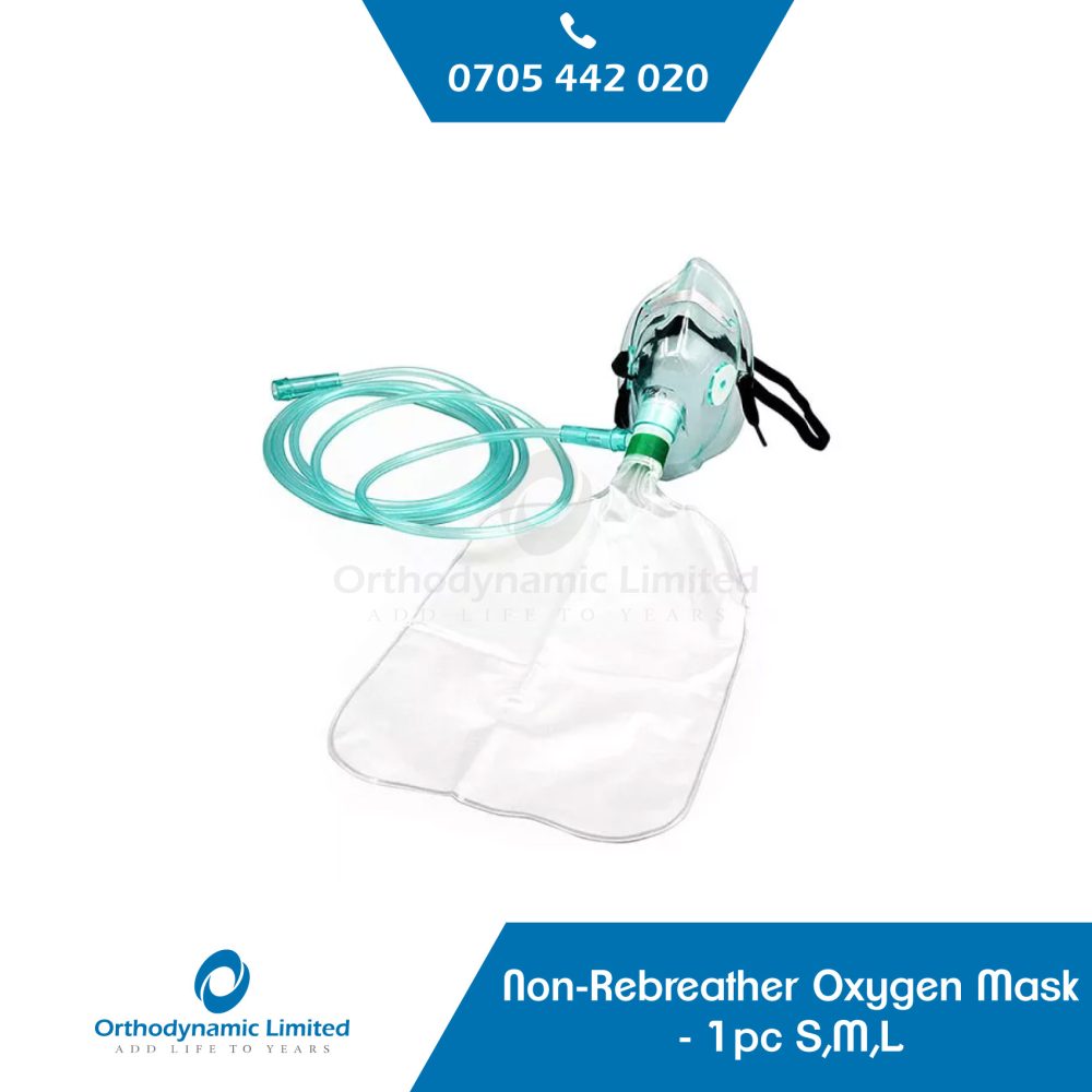 Non-rebreather oxygen mask -1pc (S,M,L)