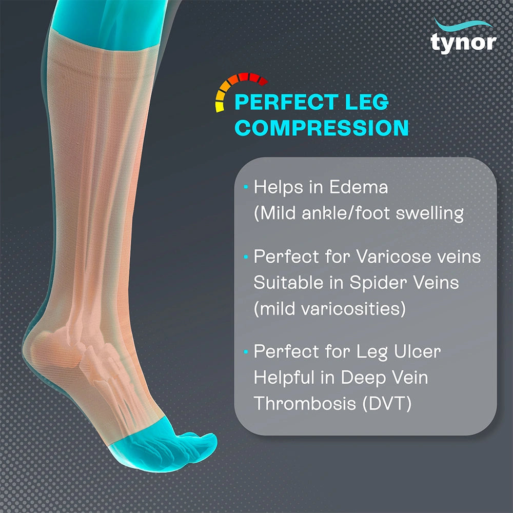 Compression Stocking Below Knee Classic (Pair)