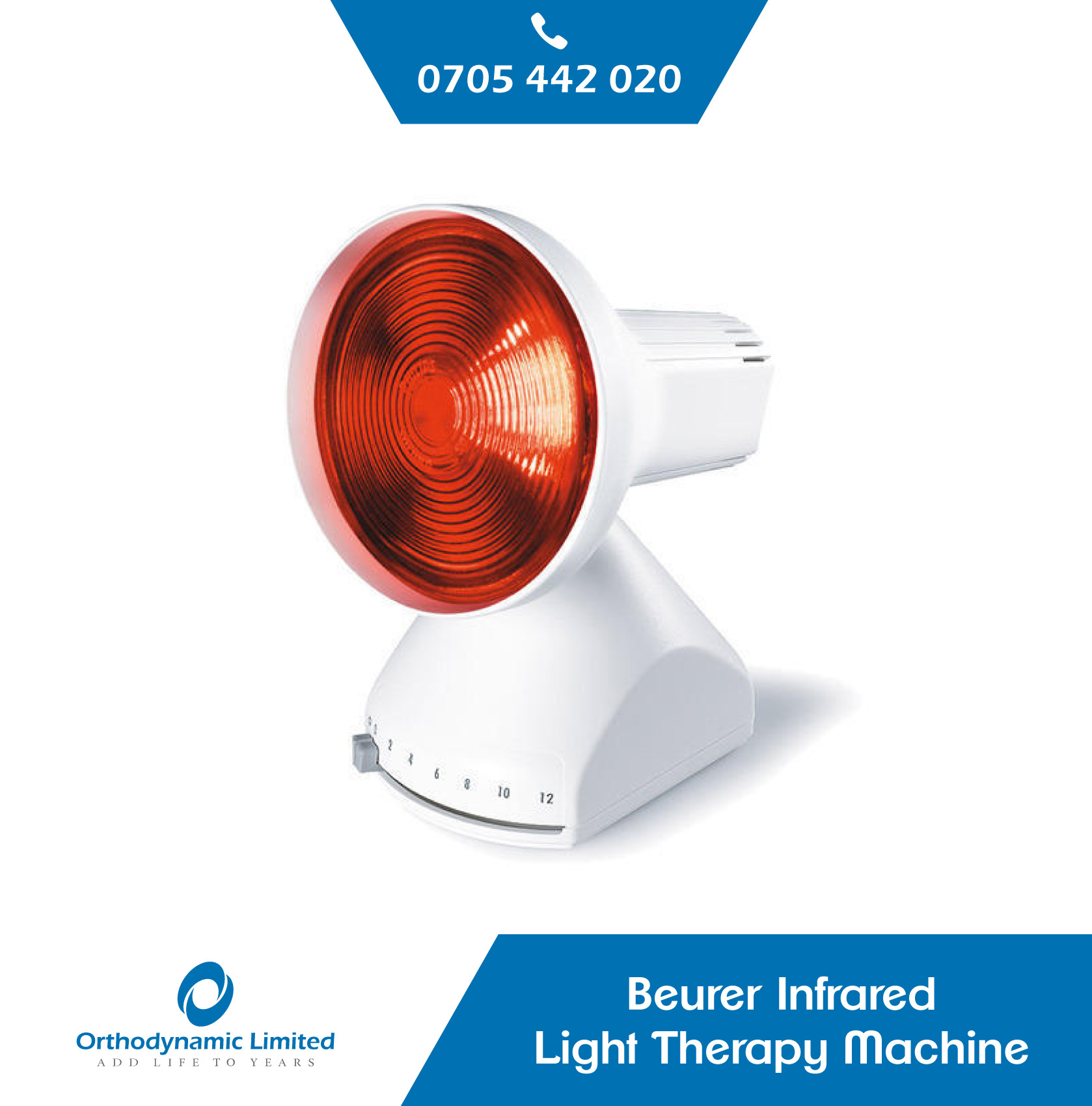 Portable Therapy Infrared Lamp - Orthodynamic Ltd, Kenya0705442020