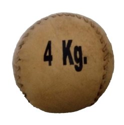 Brown Leather Medicine Ball 4 KG