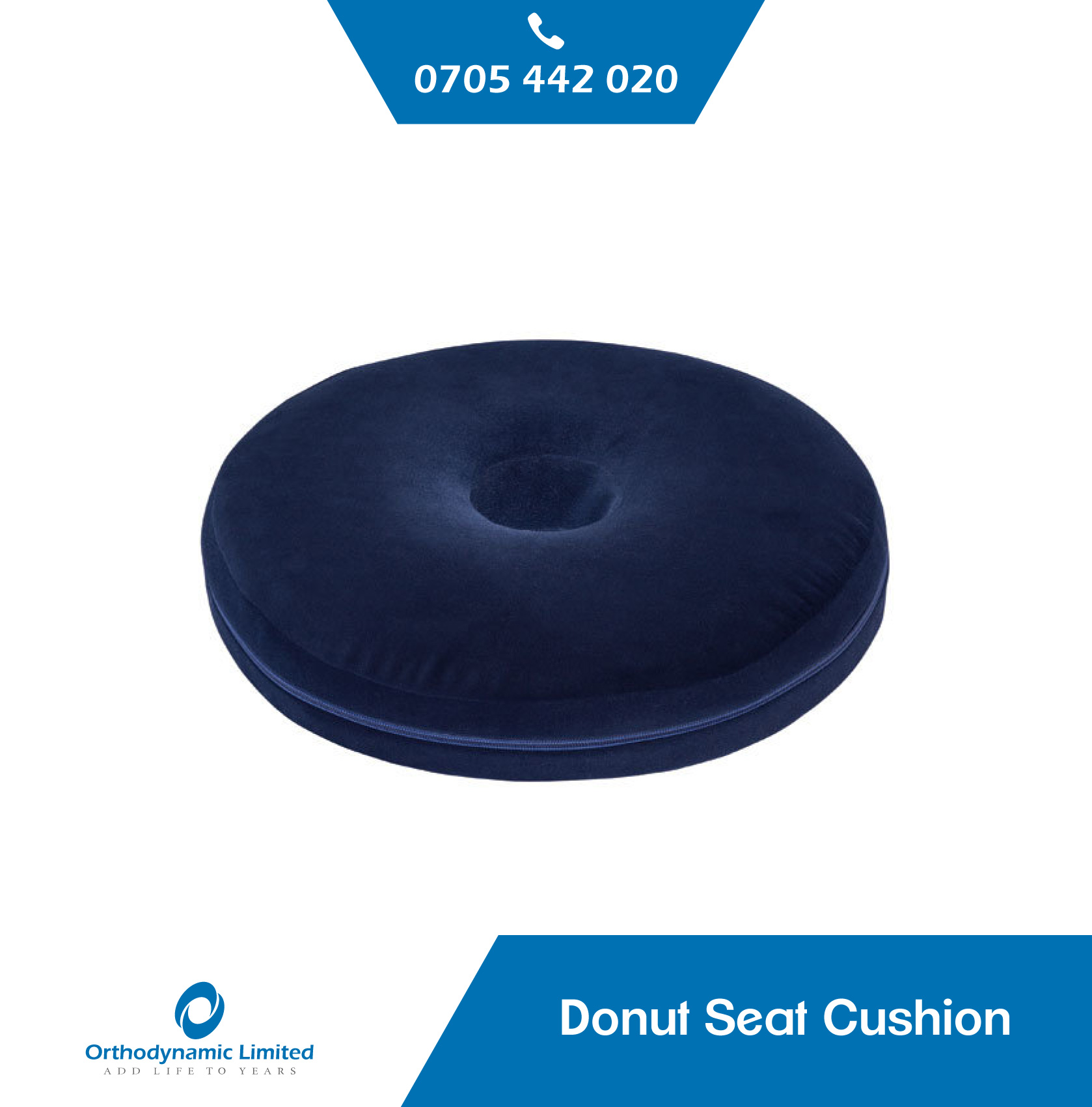 Doughnut seat cushion