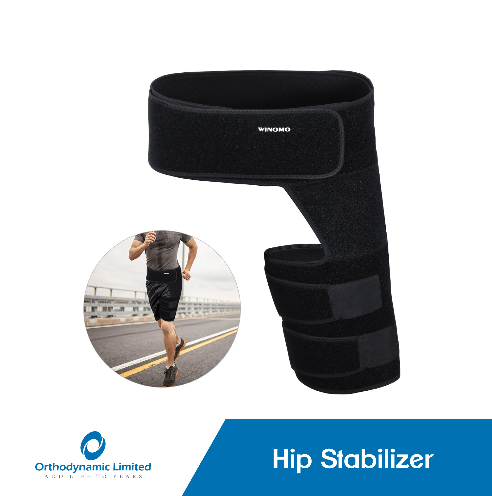 Hip Brace Thigh Hamstring Compression Sleeve Groin Hip Pain Relief