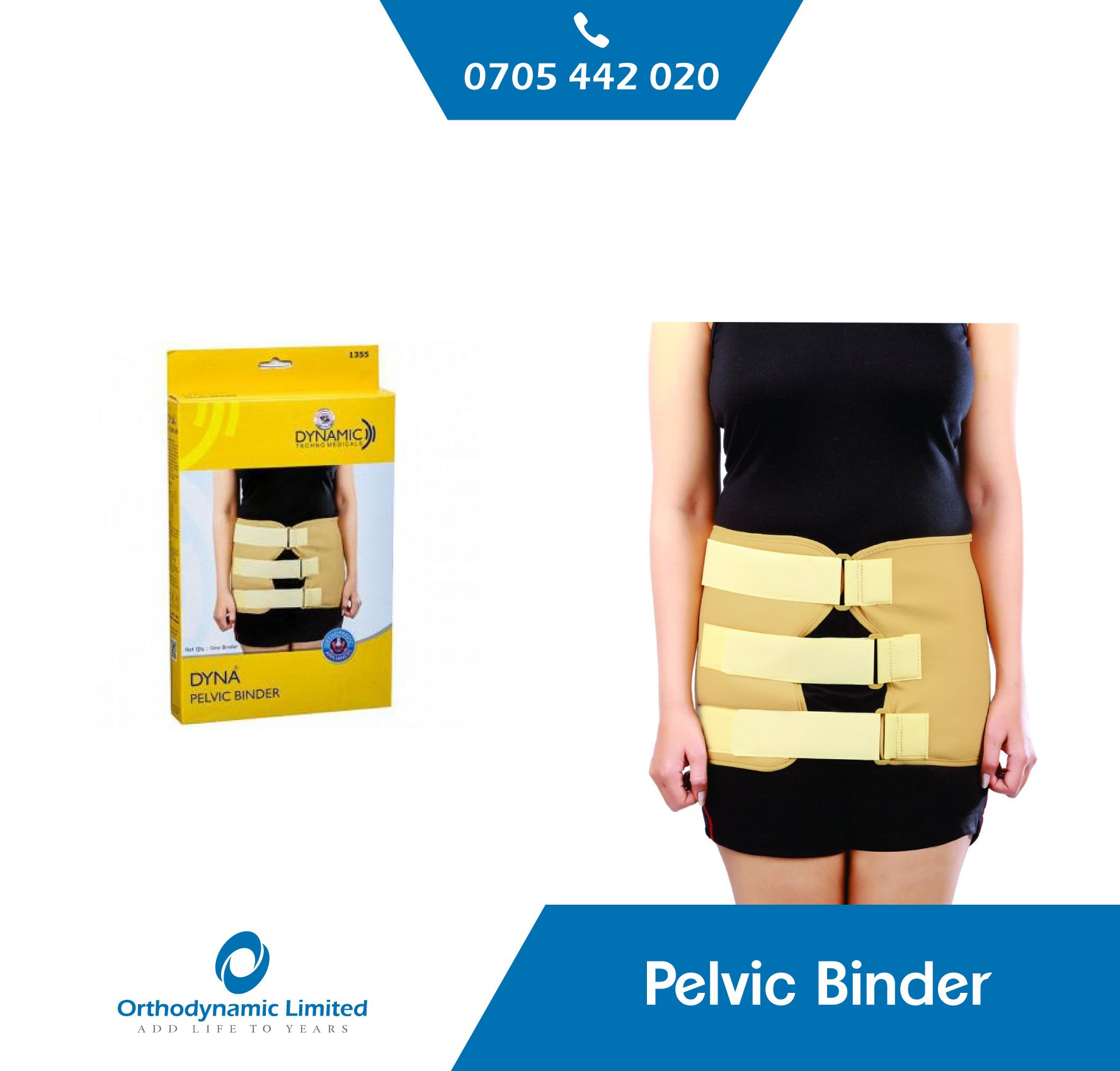Pelvic binder - Available - Orthodynamic Limited - Nairobi - Kenya