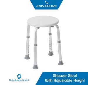 Shower Stool With Adjustable Height