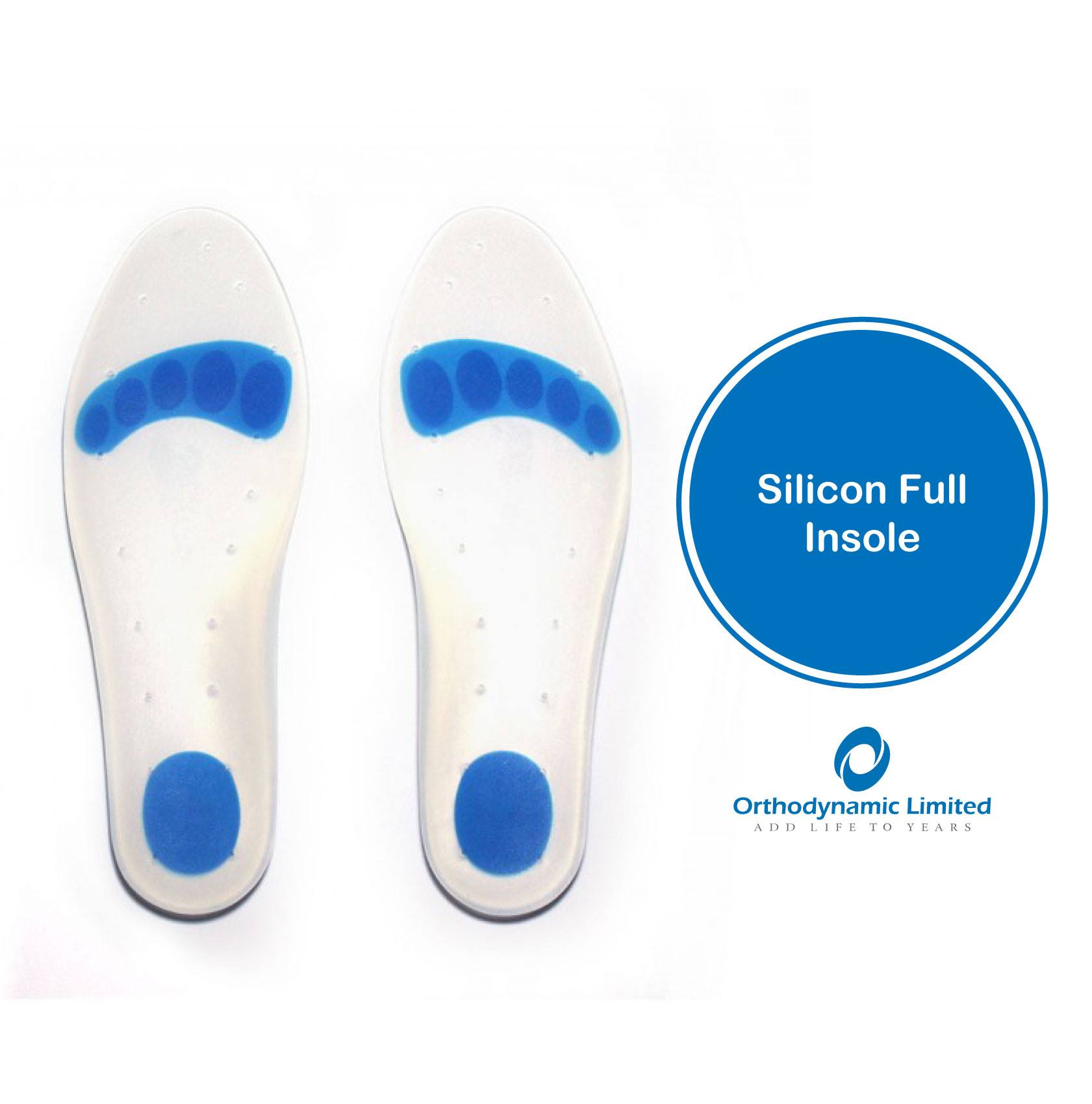 Silicone full insoles (A pair)