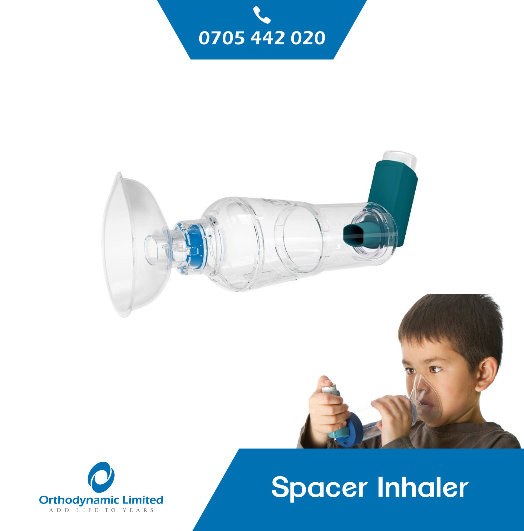 Spacer inhaler