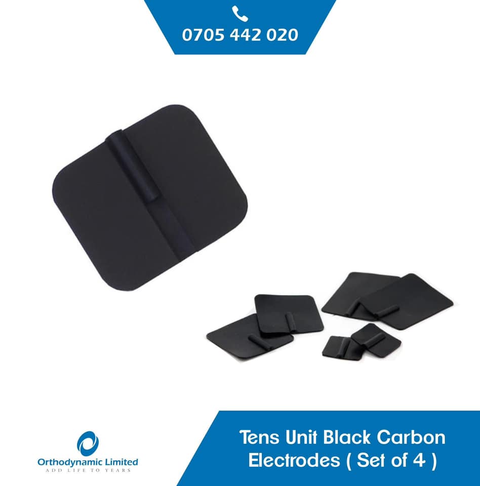 Tens unit Black carbon electrodes - Orthodynamic Ltd 0705442020