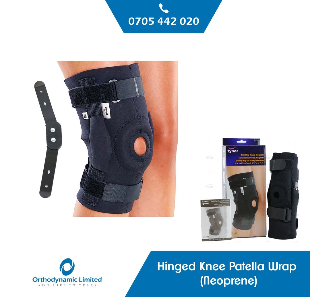 Tynor ALL size Hinged Knee Brace Support Neoprene Sleeve Injury Guard  Stabilizer