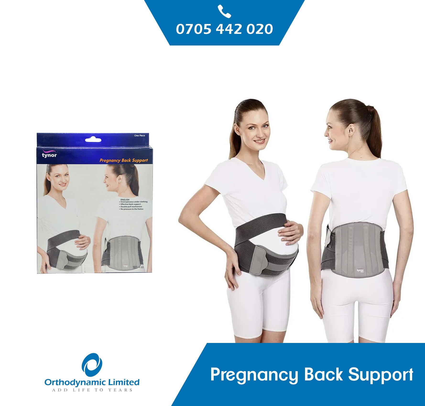Pregnancy back support Belt Tynor