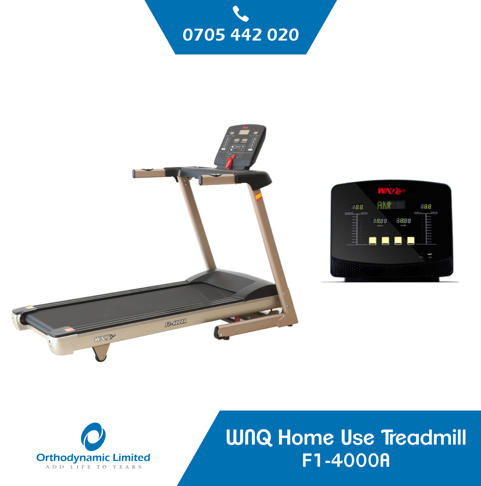 WNQ F1-4000A Home Use Treadmill