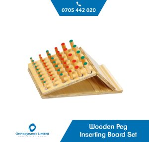 Wooden Peg Inserting Board Set
