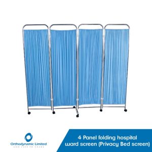 4 Panel folding hospital ward screen - Privacy Bed screen