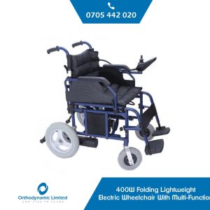 400W Folding Lightweight Electric Wheelchair With Multi-Function