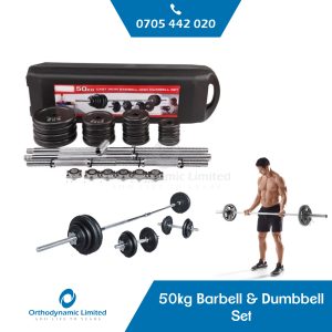 50kg barbell and dumbbell set