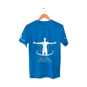 Blue T-Shirt | Fullness wellness strength