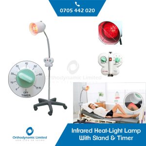 Infrared heat-light Lamp with stand and timer