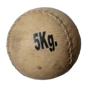 Brown Leather Medicine Ball 5 KG