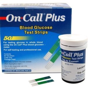 On-Call Plus Blood glucose test strips