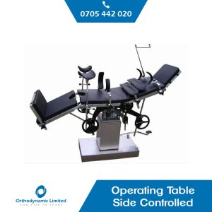 Operating table side controlled