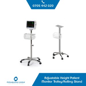 Patient monitor stand trolley
