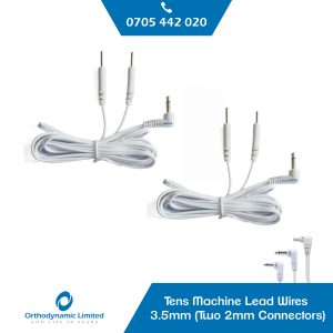 Tens Machine Lead Wires 3.5mm - 2mm Pin Connectors