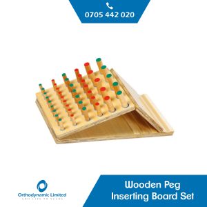 Wooden Peg Inserting Board Set